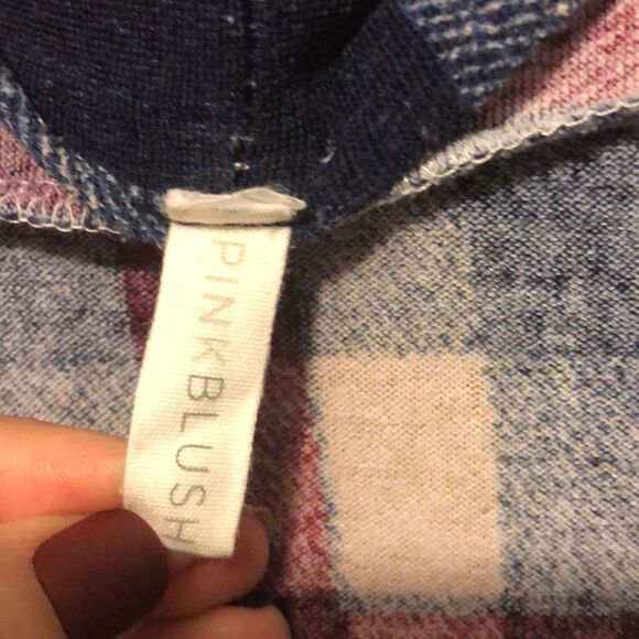 Pink blush open front cardigan size medium - Picture 3 of 6